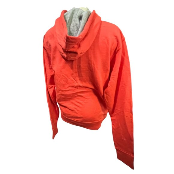 Champion PowerBlend Endless Comfort Long Sleeve Hoodie Sweatshirt Sz Small Orang - Picture 2 of 11